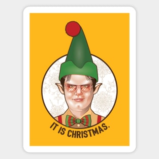 A Dwight Christmas Magnet